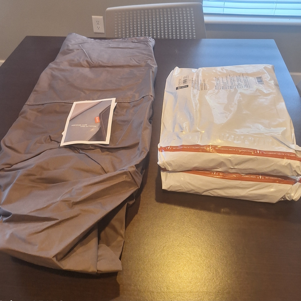 Gray and White Packaging Set